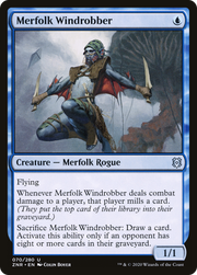 Merfolk Windrobber (ZNR) 70 - WZRD TCG