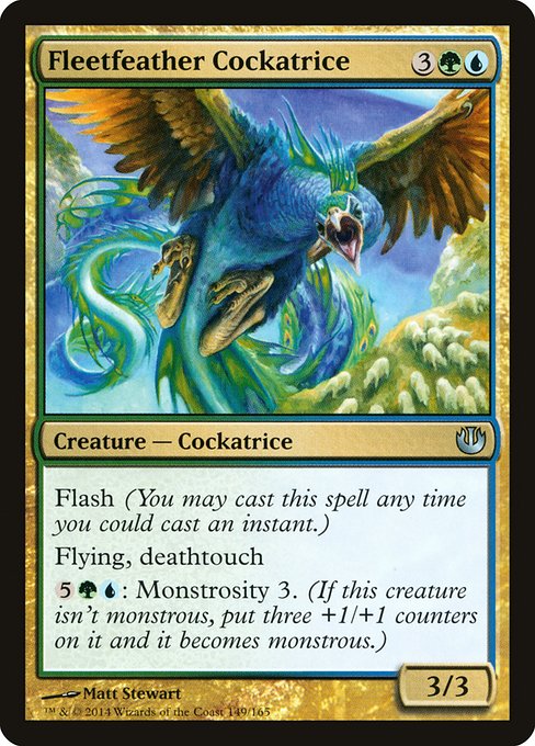 Fleetfeather Cockatrice front