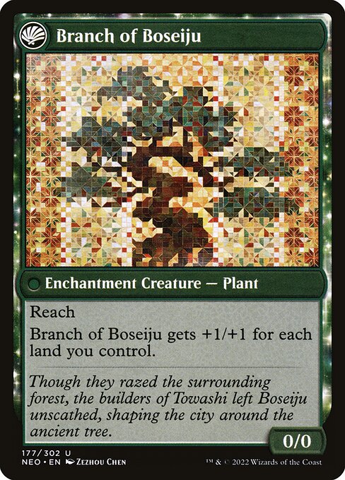 Boseiju Reaches Skyward // Branch of Boseiju (Back)