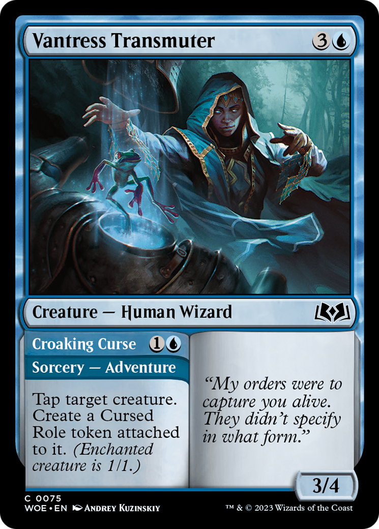 Vantress Transmuter (DFC) (WOE) 75 - WZRD TCG