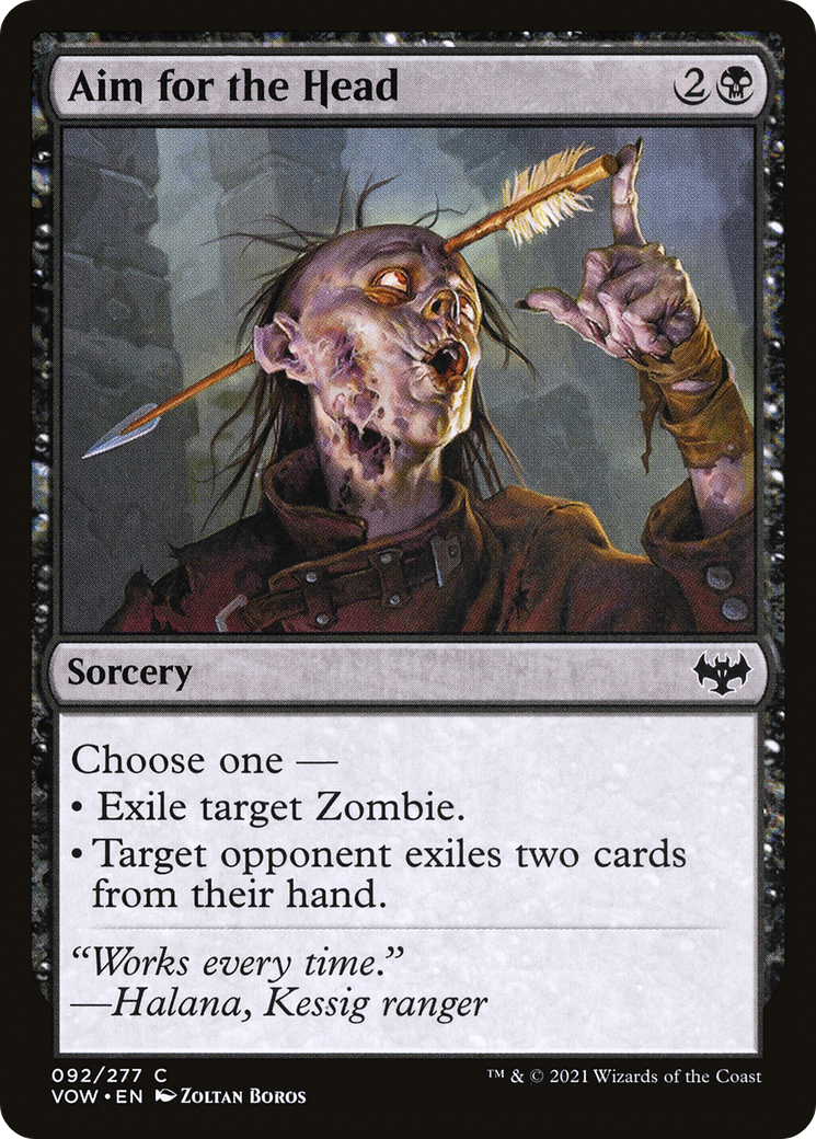 Aim for the Head (VOW) 92 - WZRD TCG