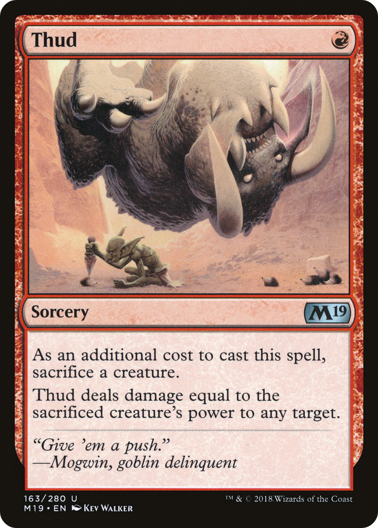 Thud (M19) 163 - WZRD TCG