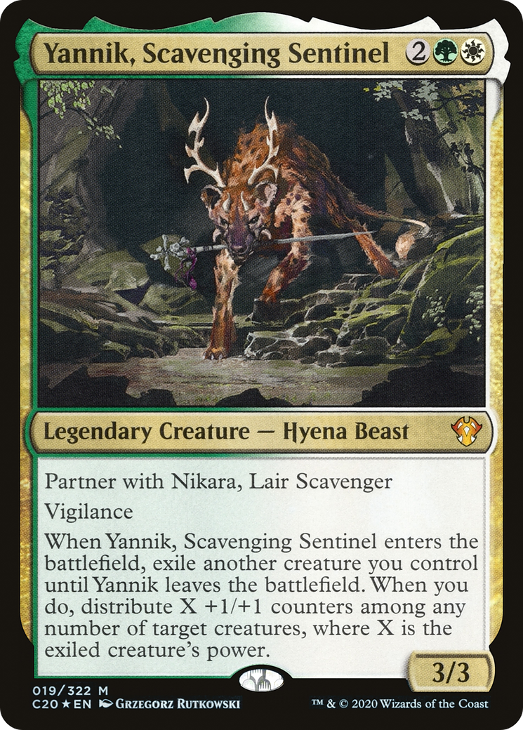 Yannik, Scavenging Sentinel (C20) 19