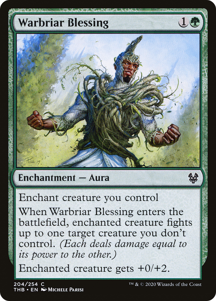 Warbriar Blessing (THB) 204 - WZRD TCG