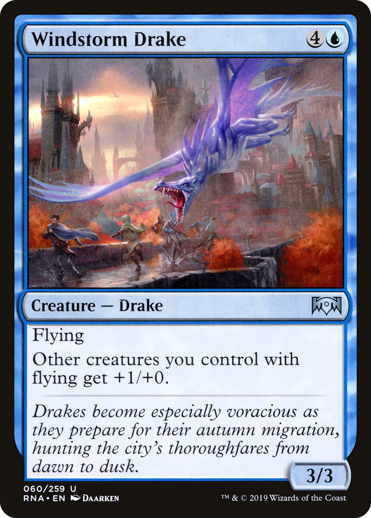 Windstorm Drake (RNA) 60 - WZRD TCG