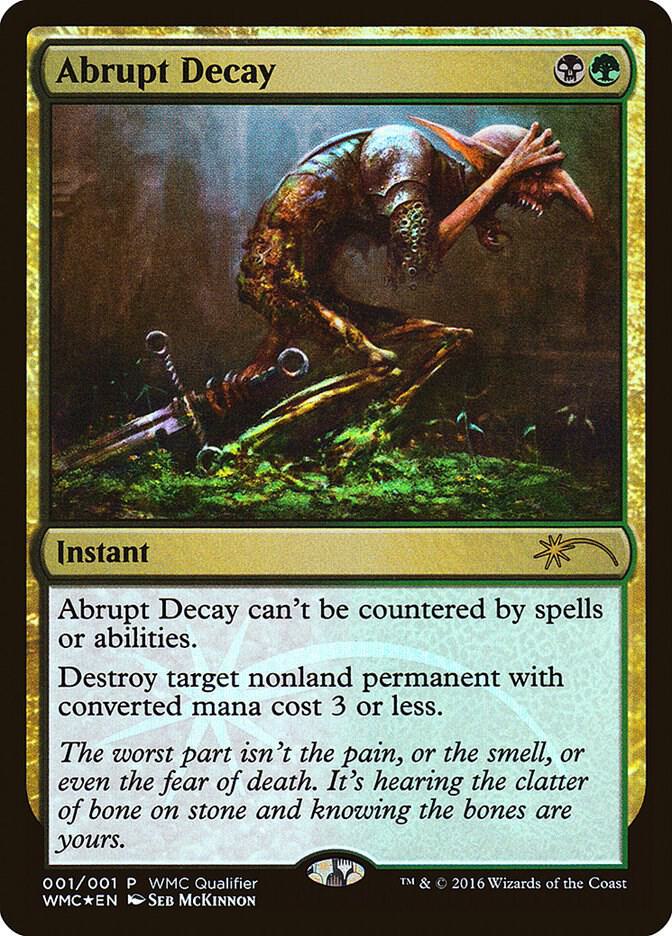 Abrupt Decay,, 1, Near Mint, Foil