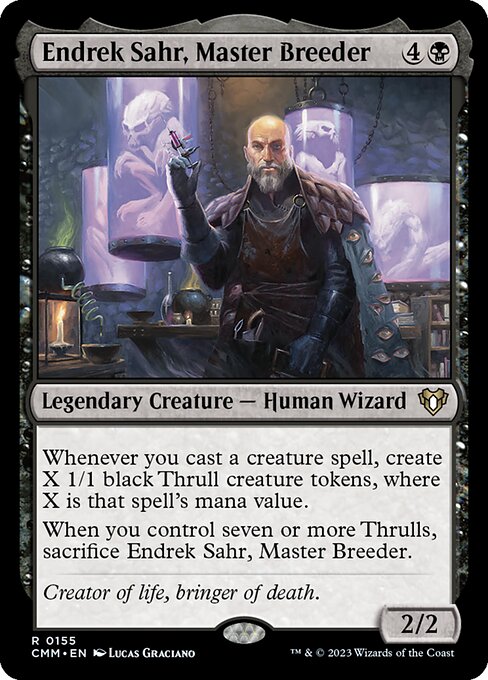 Endrek Sahr, Master Breeder front