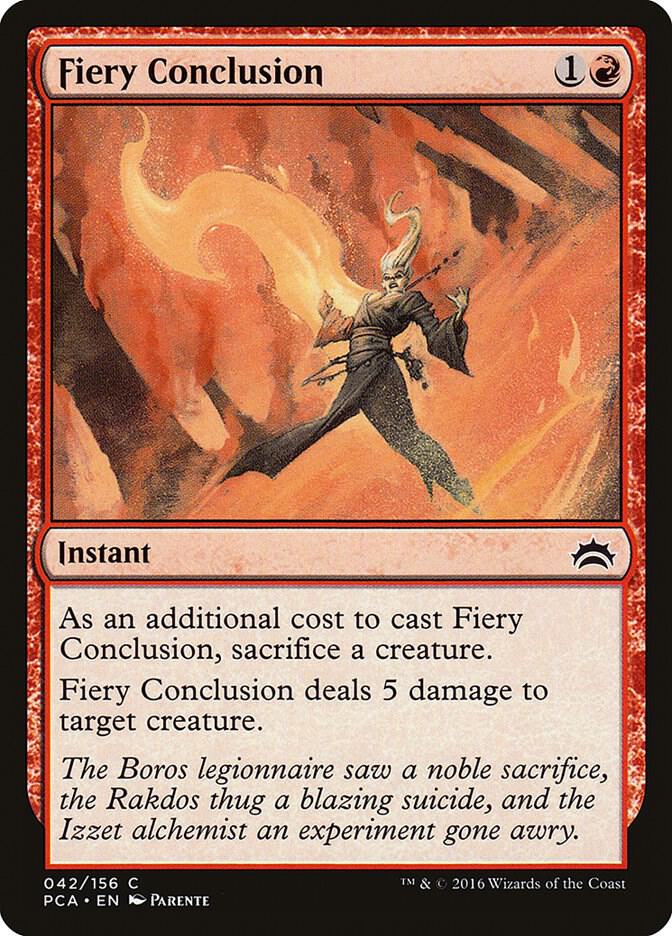 Fiery Conclusion, PCA, 42, NM
