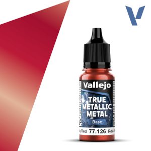 77.126 - Ruby Red  - Vallejo True Metallic Metal (18ml) - Base