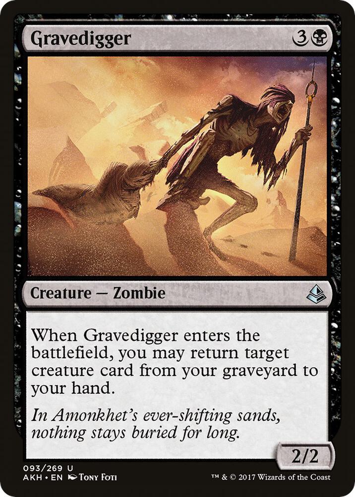 Gravedigger, AKH, 93, NM, Foil