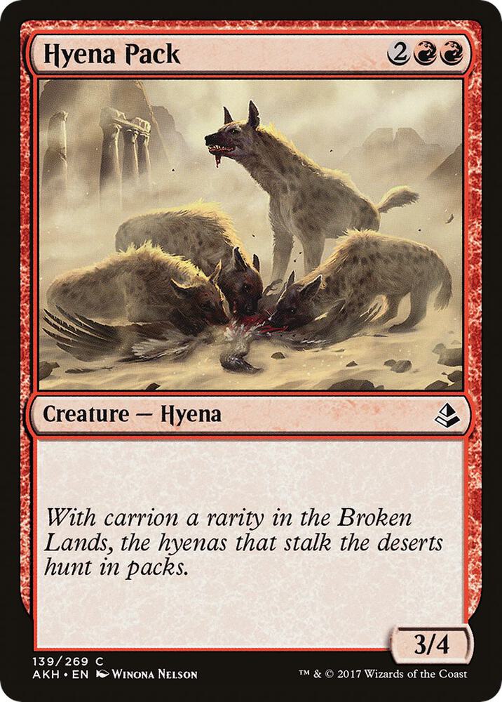 Hyena Pack, AKH, 139, NM