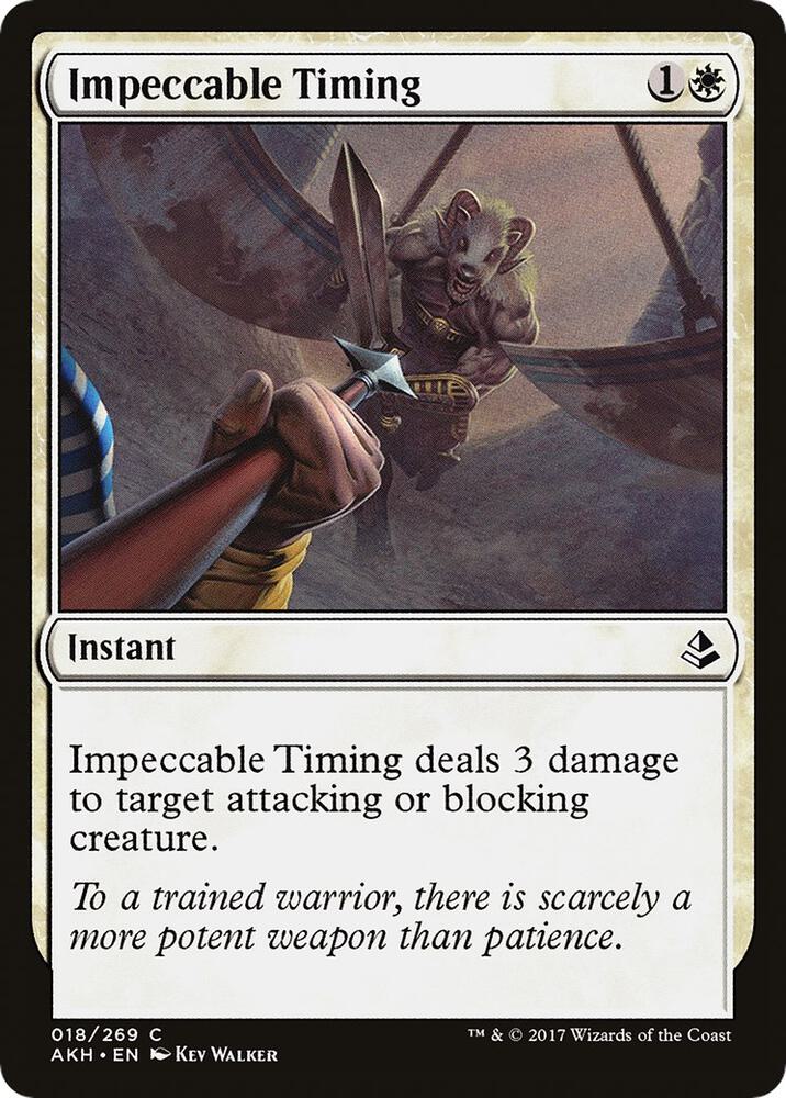 Impeccable Timing, AKH, 18, NM