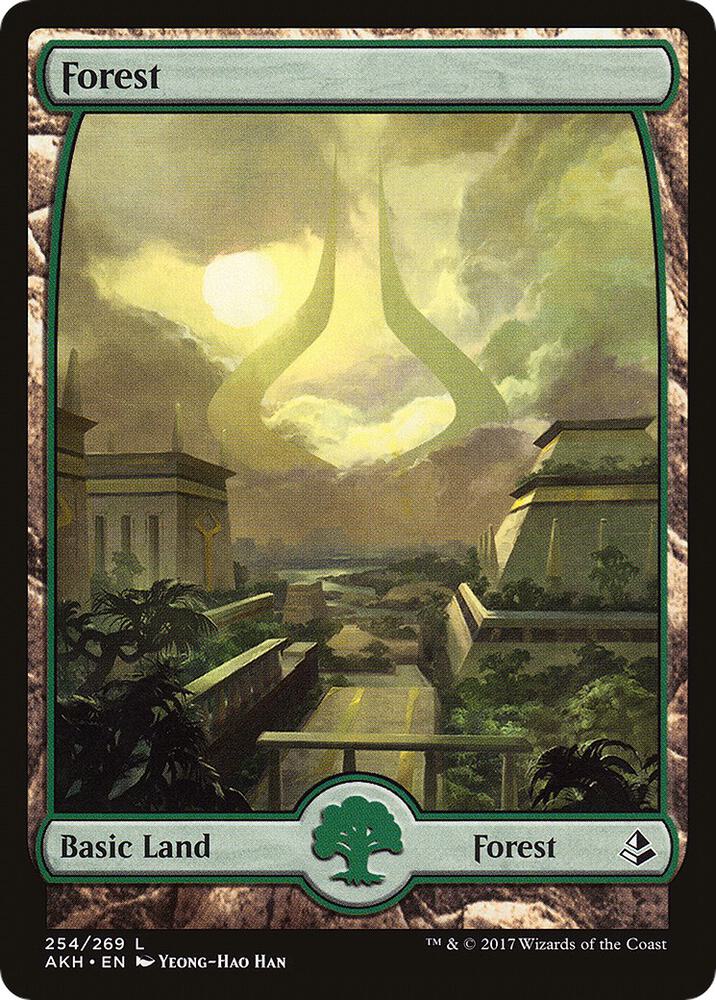 Forest - Full Art, AKH, 254, NM