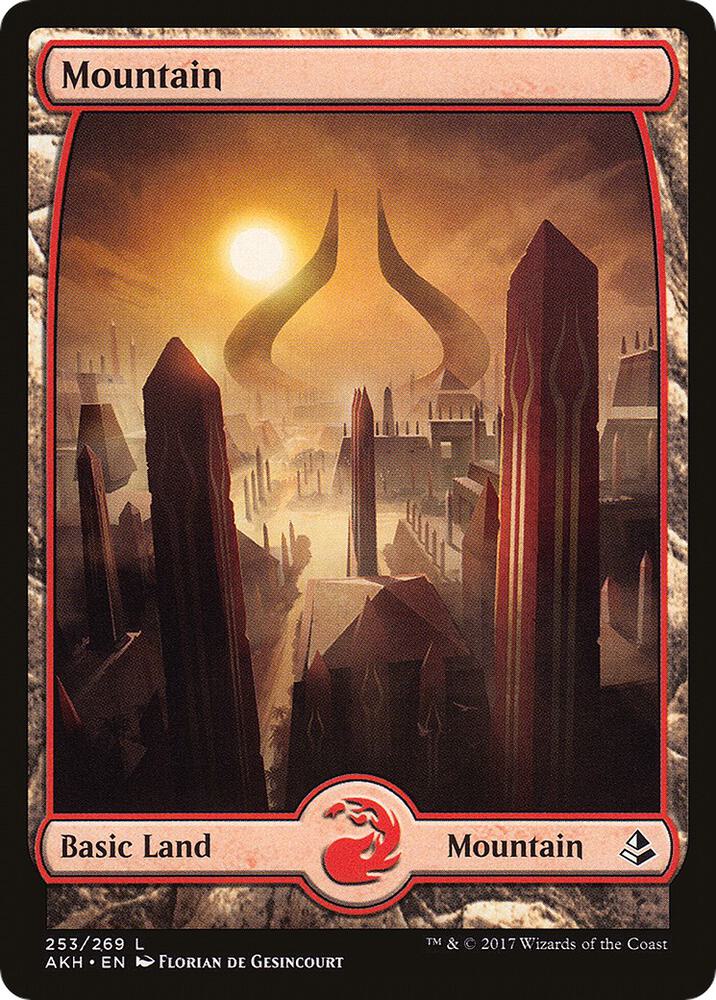 Mountain - Full Art, AKH, 253, NM