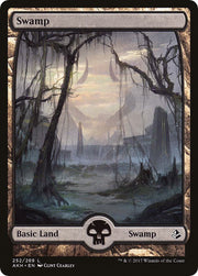 Swamp - Full Art, AKH, 252, NM