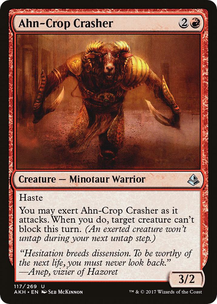 Ahn-Crop Crasher, AKH, 117, NM