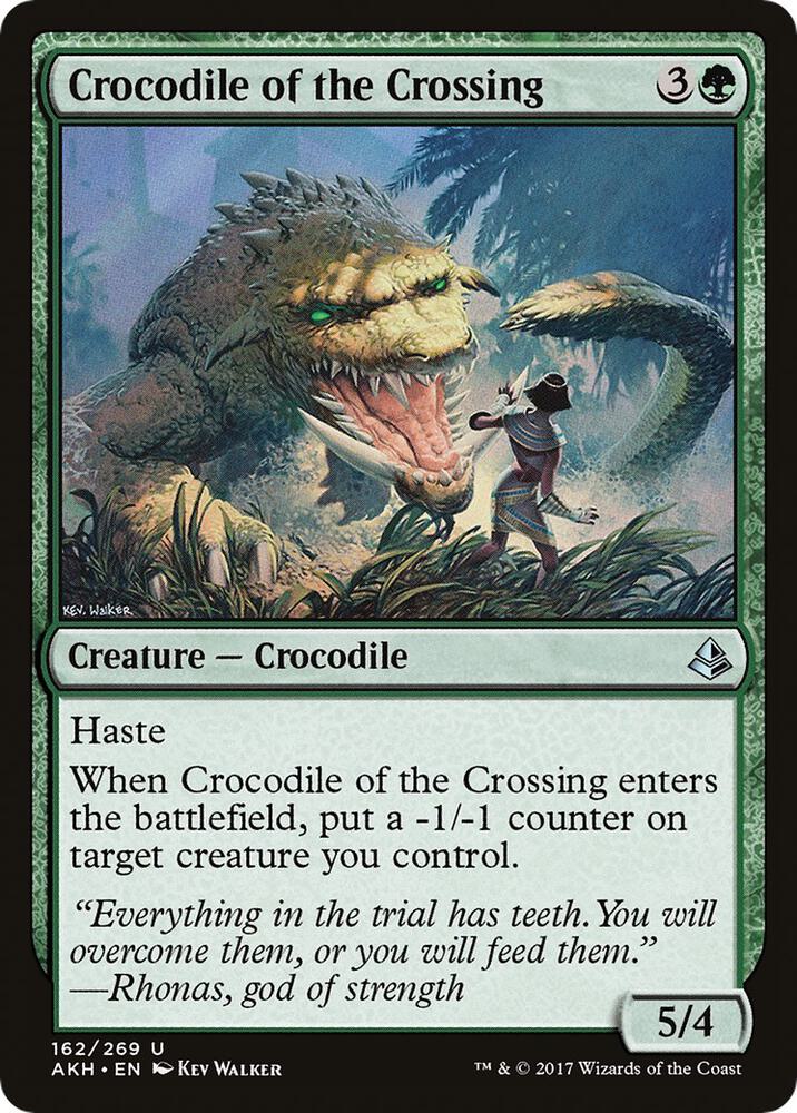 Crocodile of the Crossing, AKH, 162, NM