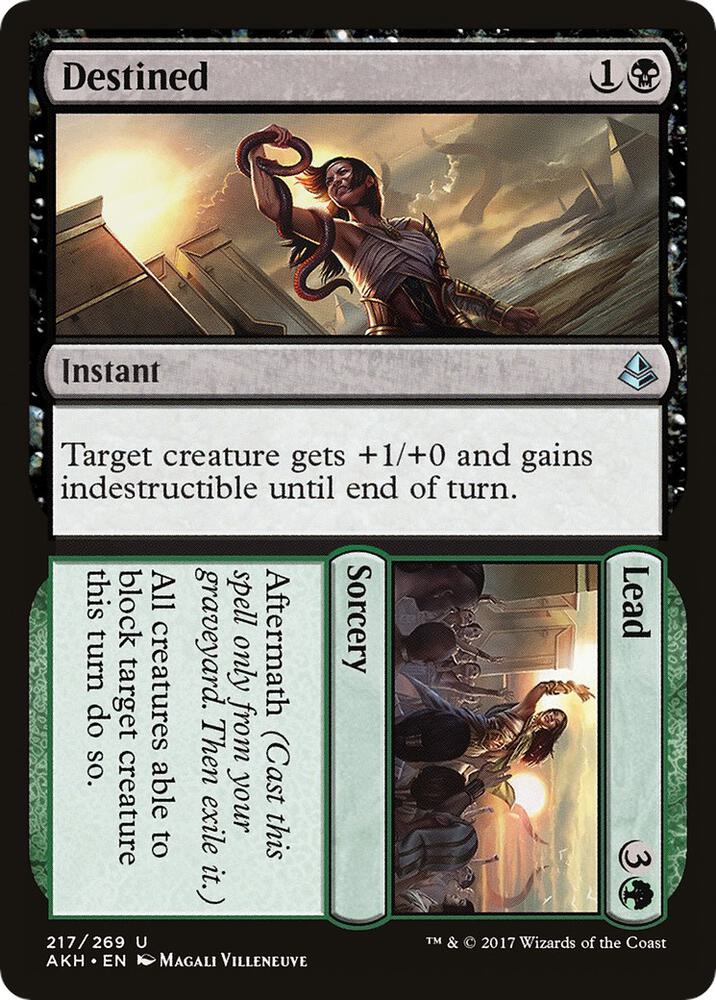 Destined // Lead, AKH, 217, NM, Foil