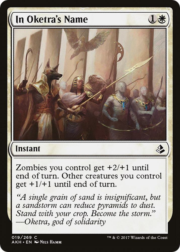In Oketra's Name, AKH, 19, NM