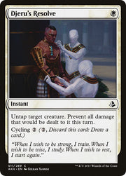 Djeru's Resolve, AKH, 11, NM, Foil
