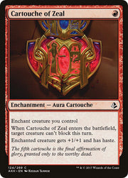 Cartouche of Zeal, AKH, 124, NM, Foil