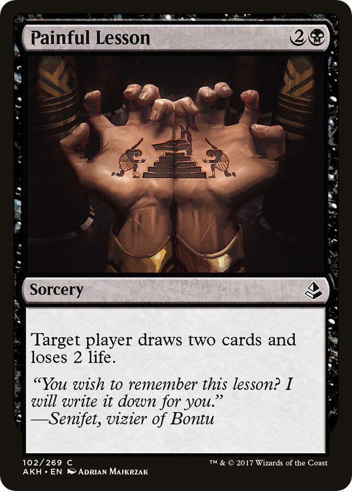 Painful Lesson, AKH, 102, NM
