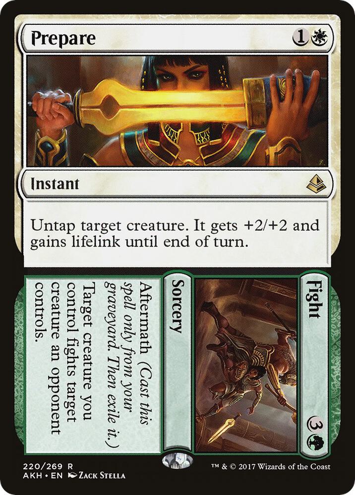 Prepare // Fight, AKH, 220, NM, Foil