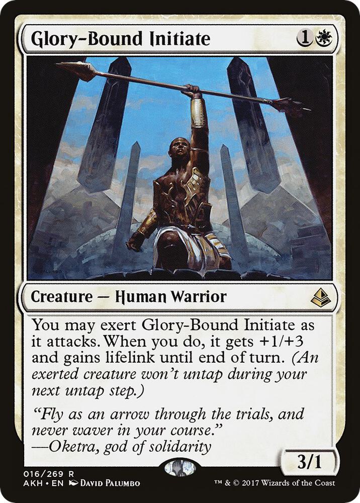 Glory-Bound Initiate, AKH, 16, NM, Foil