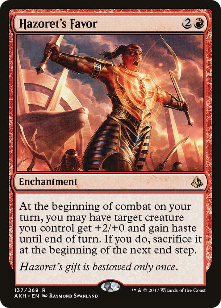 Hazoret's Favor, AKH, 137, NM