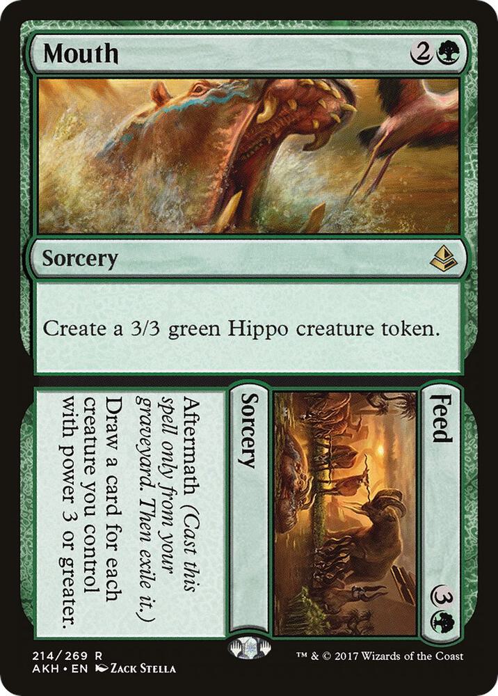 Mouth // Feed, AKH, 214, NM, Foil