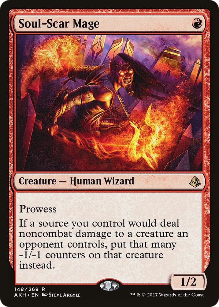 Soul-Scar Mage, AKH, 148, NM