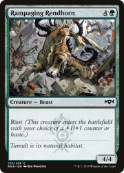 Rampaging Rendhorn (RNA) 135 - WZRD TCG