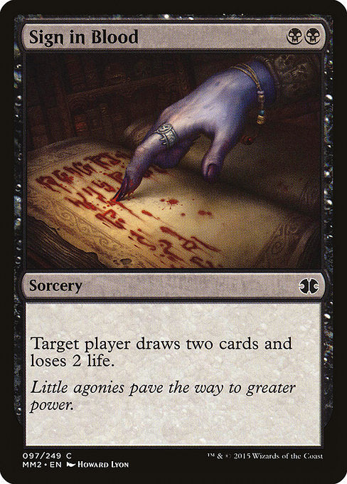Sign in Blood front