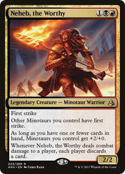 Neheb, the Worthy, AKH, 203, NM, Foil