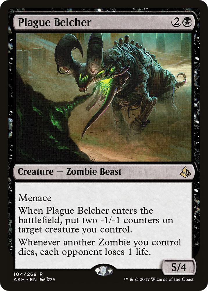 Plague Belcher, AKH, 104, NM