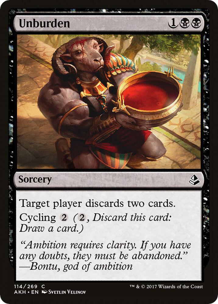 Unburden, AKH, 114, NM
