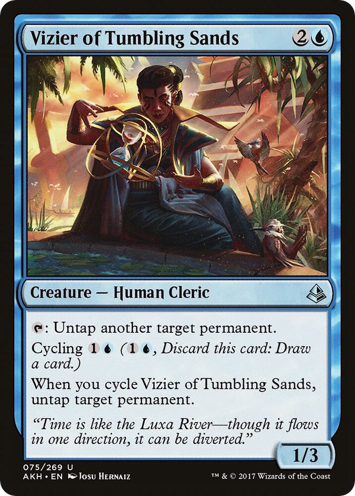 Vizier of Tumbling Sands, AKH, 75, NM