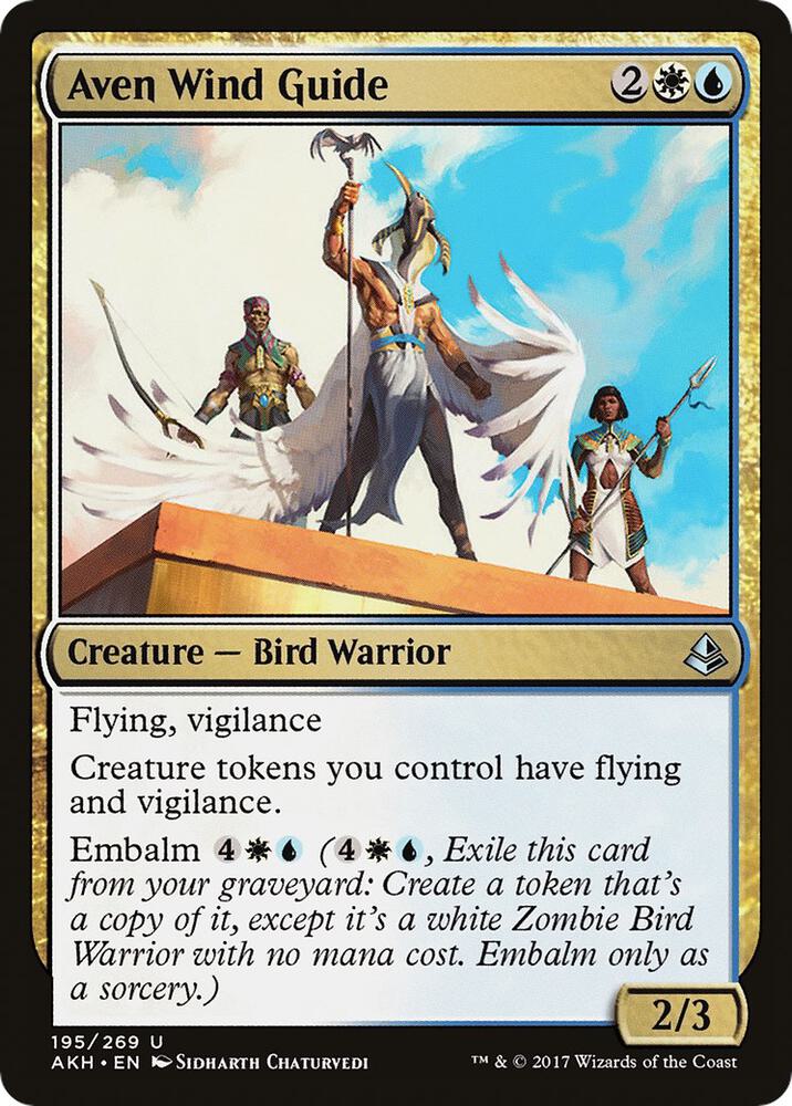 Aven Wind Guide, AKH, 195, NM, Foil