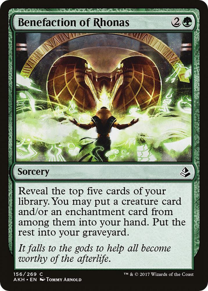 Benefaction of Rhonas, AKH, 156, NM