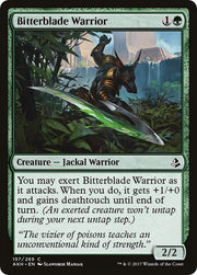 Bitterblade Warrior, AKH, 157, NM