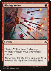 Blazing Volley, AKH, 119, NM