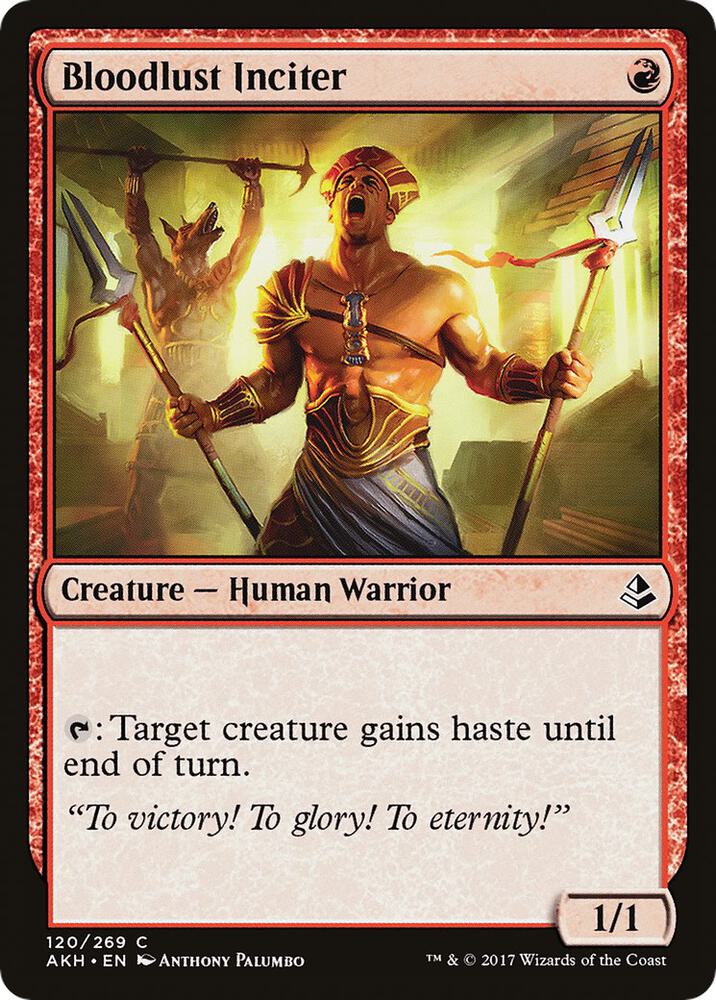 Bloodlust Inciter, AKH, 120, NM