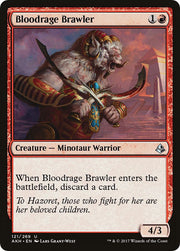 Bloodrage Brawler, AKH, 121, NM, Foil