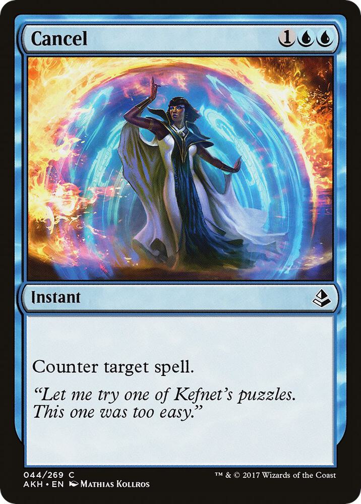 Cancel, AKH, 44, NM