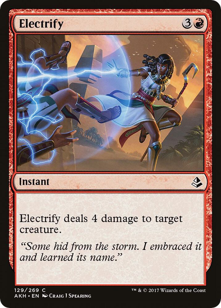 Electrify, AKH, 129, NM
