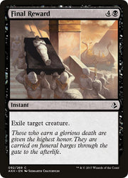 Final Reward, AKH, 92, NM