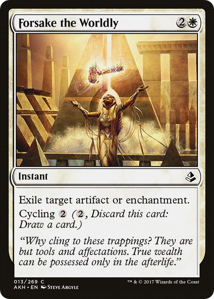 Forsake the Worldly, AKH, 13, NM