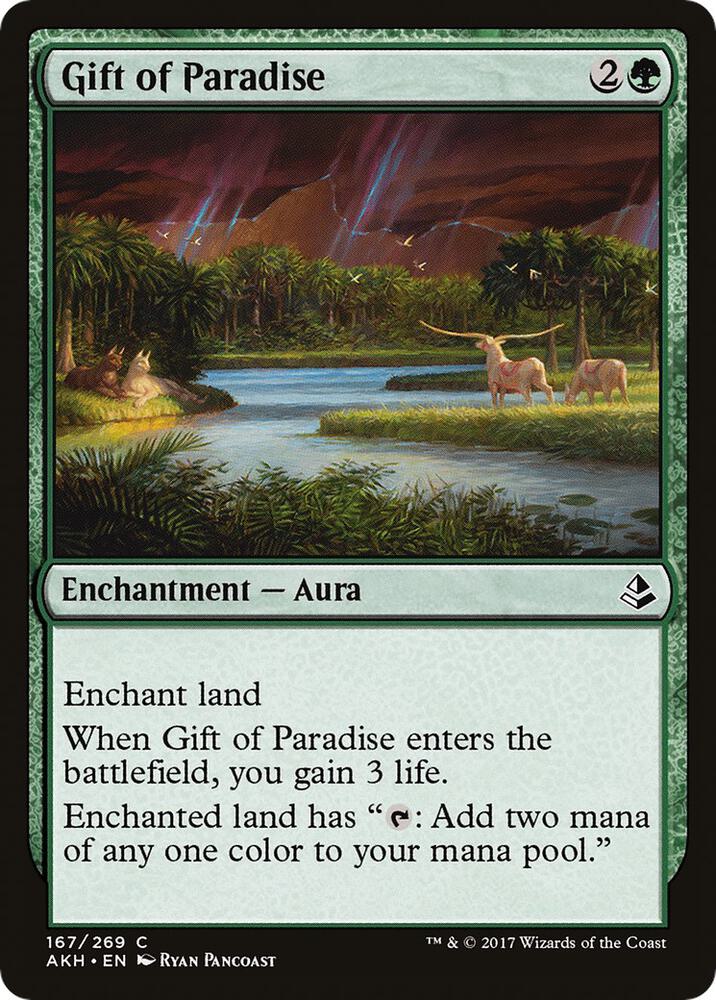 Gift of Paradise, AKH, 167, NM, Foil