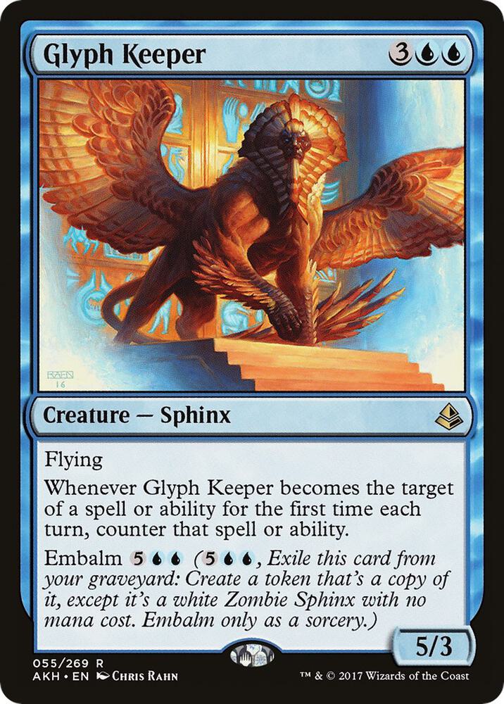 Glyph Keeper, AKH, 55, NM