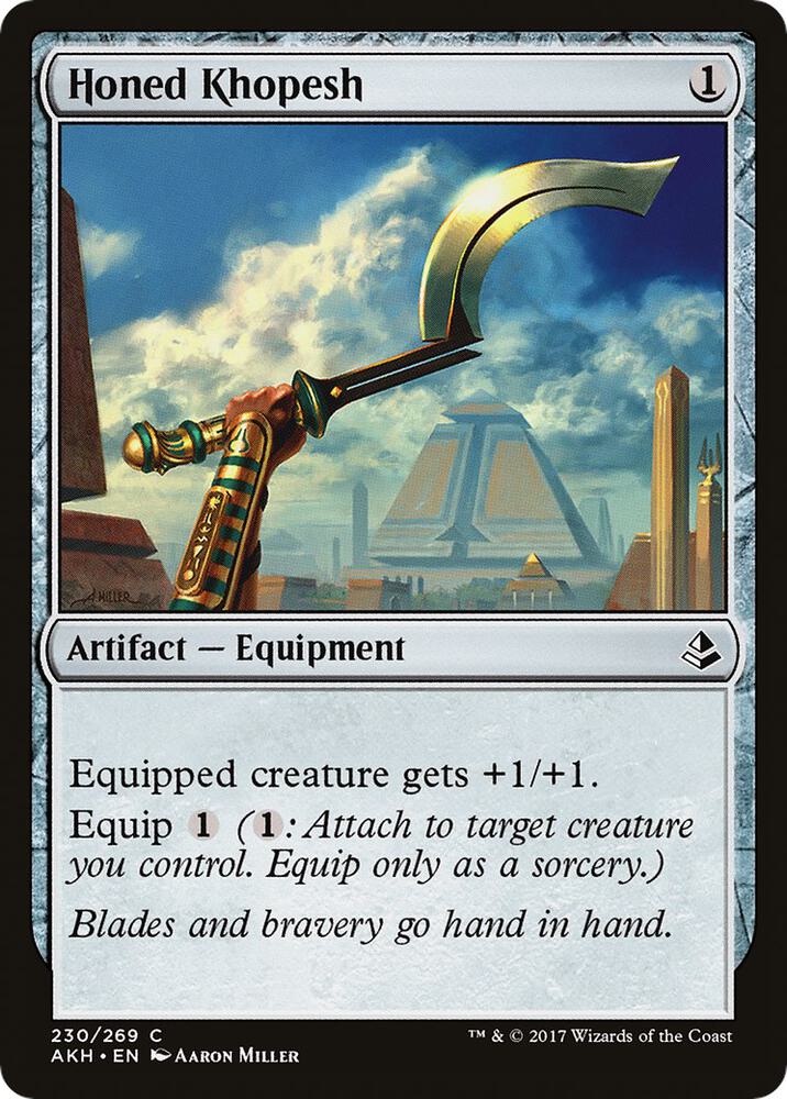 Honed Khopesh, AKH, 230, NM
